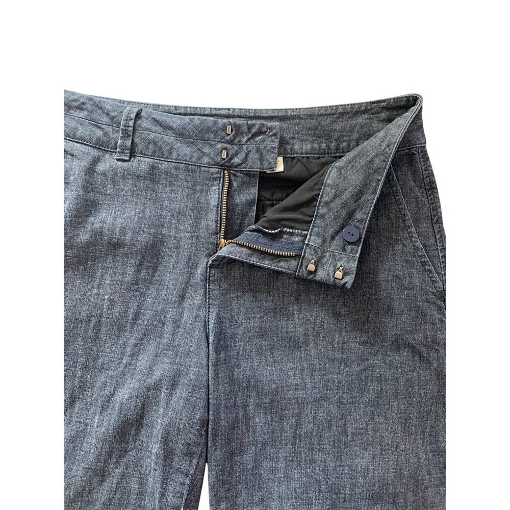 Coldwater Creek Women's Denim Capri Pants Size 8 Medium Blue Cropped Casual - Picture 8 of 11